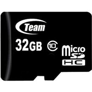 Team - microSDHC - 32GB - Class 10 - Geheugenkaart - Zwart