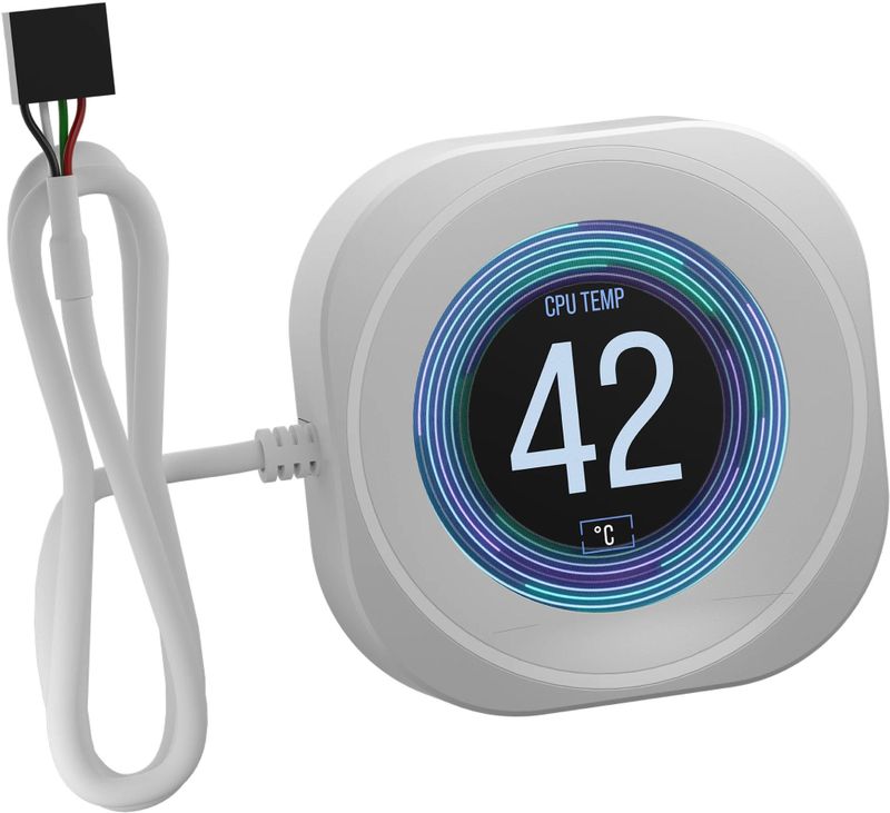 Corsair - NAUTILUS LCD Module - PC Ventilator - Wit - 78 mm - 1 x