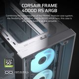 Corsair - 4000D RS ARGB - Mid-Tower PC Behuizing - Wit