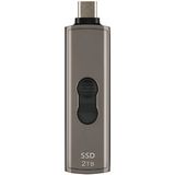 Transcend ESD330C 512 GB Externe SSD - USB-C 10Gbps - Grijs-bruin