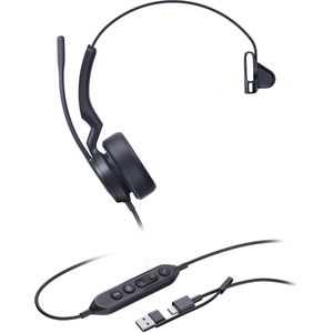 Yealink - UH 44 Serie - Kantoorheadset - Zwart - Bedraad - USB-A