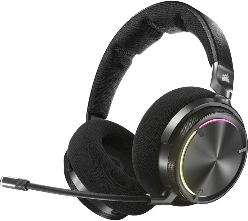 CORSAIR VIRTUOSO MAX WIRELESS Gamingheadset - Koolstof - Dolby Atmos - Actieve Ruisonderdrukking