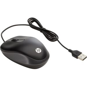 HP - USB Travel Mouse - Ambidextrous - USB Type-A - Optisch - 1000 DPI
