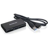 IOGEAR - GFR381 - Geheugenkaartlezer - Zwart - USB 3.2 Gen 1