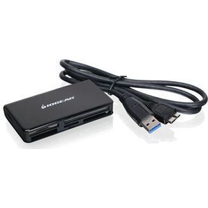 IOGEAR - GFR381 - Geheugenkaartlezer - Zwart - USB 3.2 Gen 1