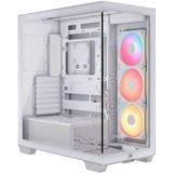 Corsair 3500X LXR LINK Tempered Glass Mid-Tower White