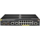 Aruba - 2930F 12G PoE+ Switch - Zwart - Managed L3 - Gigabit Ethernet