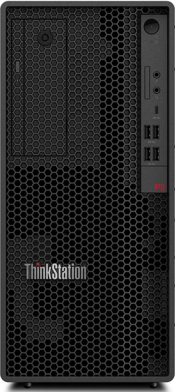 Lenovo - ThinkStation P2 Tower Gen 2 - Workstation - Zwart - Intel Core Ultra 5 245K - 16 GB DDR5-SDRAM - 1 TB SSD - Windows 11 Pro