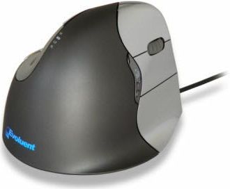 Evoluent - Vertical Mouse4 - Muismodel - Rechts - USB - Zwart