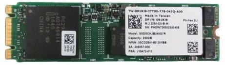 DELL 400-ASDQ internal solid state drive 240 GB M.2 SATA III