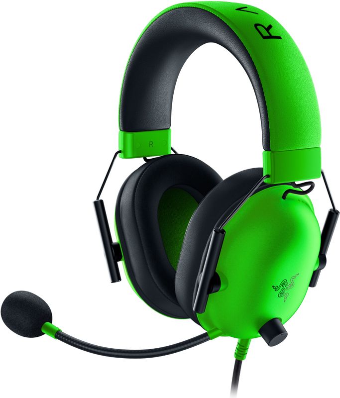 Razer - Blackshark V2 X - Headset - Groen - Bedraad - Gaming