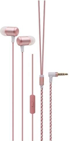 Bioxar L100 In-Ear Oortelefoon - Roos - 1.2m - 3.5mm Jack