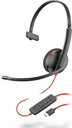 Poly Blackwire 3210 Headset Bedraad Hoofdband Kantoor/callcenter USB Type-A