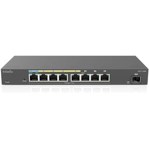 Engenius - EXT1109P - Switch - 4-Poorts GE PoE - 1-Poorts GE PD PoE - SFP Slot