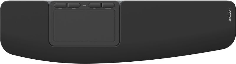 Contour - Touch Ergonomic Touchpad - Draadloos - Zwart - Lithium-Ion Accu 800 mAh