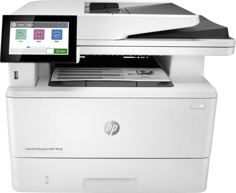 Hewlett Packard - Laserjet Enterprise MFP M430F - Zwart - Printer voor Bedrijf - Print, Kopieer, Scan, Fax