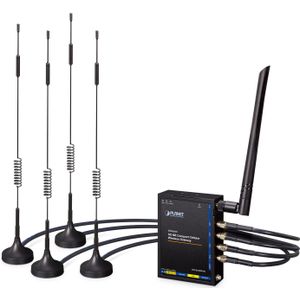 Planet - Industrial 5G NR Compact - Router - Zwart - Metalen Behuizing