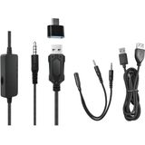 Headset - Zwart - Geel - Draadloos - Omnidirectioneel