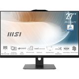 MSI Modern AM272P 1M-845EU - All-in-One PC - Zwart - 27 inch - Intel Core 7 - 16 GB DDR5 - 1 TB SSD - Windows 11 Pro