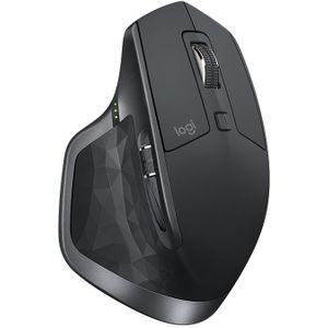 Logitech MX Master 2S Mouse, Graphite,  Wireless MX Master 2S,  Right-hand, Laser, RF Wireless+Bluetooth, 1000 DPI, Graphite