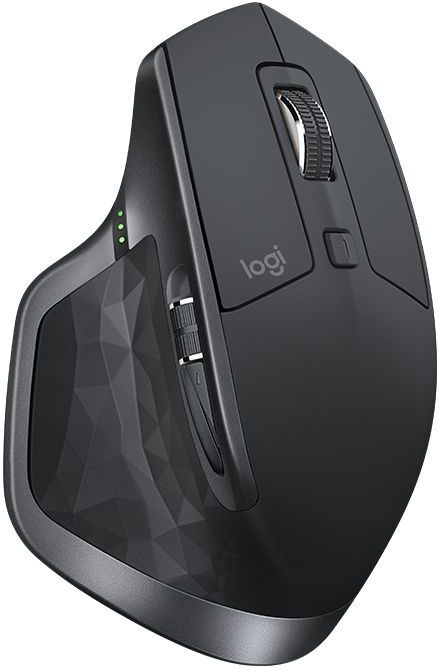 Logitech MX Master 2S Mouse, Graphite,  Wireless MX Master 2S,  Right-hand, Laser, RF Wireless+Bluetooth, 1000 DPI, Graphite