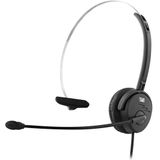 T'nB BLHSMONO hoofdtelefoon/headset Bedraad Hoofdband USB Type-A Zwart