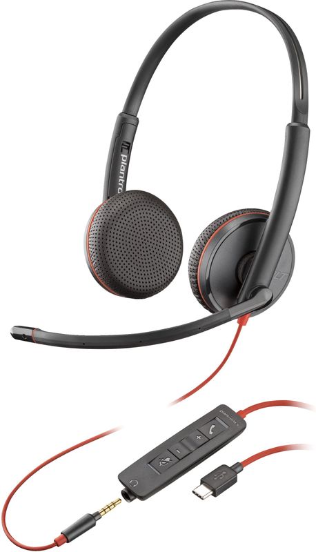 Poly - Blackwire C3225 - Stereo USB-C Headset - Zwart