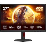 AOC - G4 Q27G4SRU - Computer Monitor - Zwart - 68,6 cm (27 inch) - 2560 x 1440 Pixels - Quad HD - LED