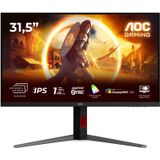 AOC G4 U32G4U computer monitor 80 cm (31.5") 3840 x 2160 Pixels 4K Ultra HD Zwart, Rood