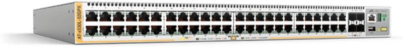 Allied Telesis AT-x530L-52GPX-50 Managed L3 Gigabit Ethernet (10/100/1000) Power over Ethernet (PoE) Grijs