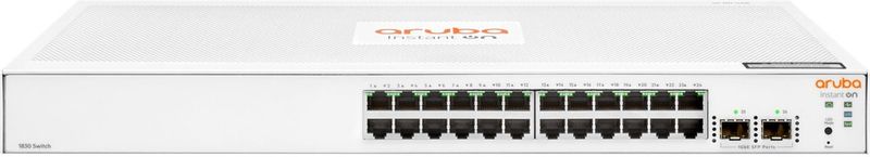 Hewlett Packard Enterprise Aruba Instant On 1830 24G  2Sfp Managed L2 Gigabit  Ethernet (10/100/1000) 1U