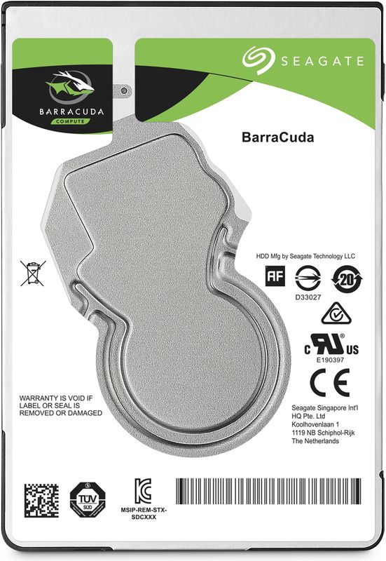 Seagate Barracuda ST4000LM024 interne harde schijf 4 TB 5400 RPM 128 MB 2.5" SATA III