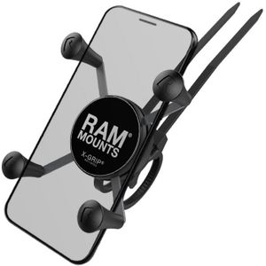 EZ-ON/OFF RAM Mount met X-Grip Groot (breedte telefoon tussen 4,45-11,43 cm)