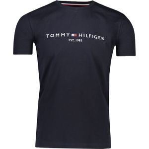Tommy Hilfiger - mw0mw11465 ST 403 - T-shirt - Blauw - 100% Katoen