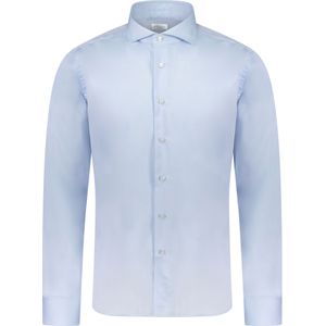 Xacus Overhemd Blauw Heren Maat 38 - WF520ML/61818 002 - All Season - 100% Katoen