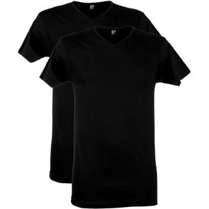 Alan Red T-shirt Zwart Heren Maat L - Vermont Black ST  - All Season - 100% Katoen