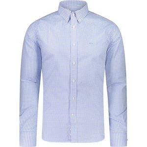 Paul & Shark Overhemd Blauw Heren Maat 38 - C0P3053 001 - All Season - 100% Katoen