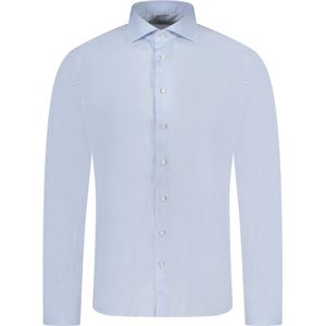 Profuomo  Overhemd Blauw Heren Maat 37 - PP0H0A002 Blue - All Season - 100% Katoen