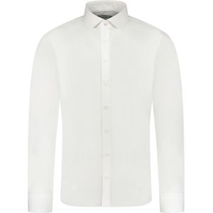 Michael Kors Overhemd Wit Heren Maat 38 - MD0MD90425 STRETCH 100 WHITE - All Season - 98% Katoen + 2% Elastan
