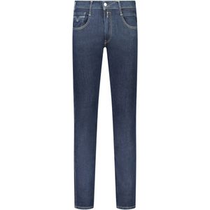 Replay Jeans Blauw Maat 29-32 - M914Y.661.RI08 007 - Herfst-Winter - 78% Katoen + 18% Polyester + 4% Elastan