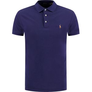 Polo Ralph Lauren  Polo Blauw Heren Maat L - 710-713130 ST 006 NAVY - All Season - 100% Katoen