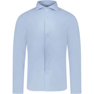 Profuomo  Overhemd Blauw Heren Maat 37 - PP2HC10009 Licht Blauw - All Season - 50% katoen + 50% polyester
