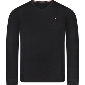 Tommy Hilfiger Trui Zwart Heren Maat S - mw0mw04979 st 032 - All Season - 100% Katoen