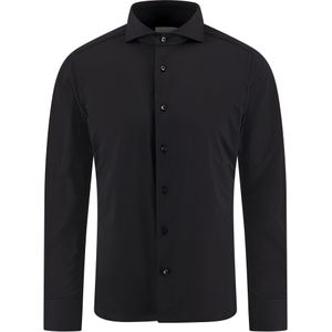 Xacus Overhemd Zwart Heren Maat 38 - ACT520ML/11460 ST 004 - All Season