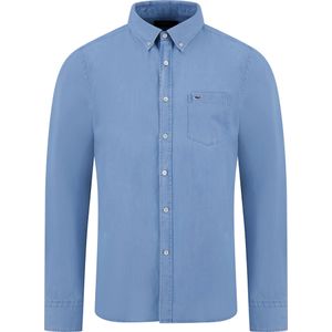 Paul & Shark Overhemd Blauw Heren Maat 39 - COP3002 014 - All Season - 100% Katoen