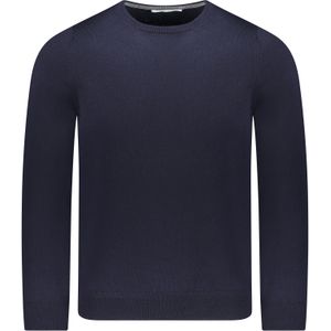 Gran Sasso  Trui Blauw Heren Maat 46 - 55167/14290 st 597 - All Season - 100% Scheerwol