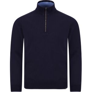Paul & Shark Trui Blauw Heren Maat 3XL - 25411600 050 - Lente-Zomer - 85% katoen + 15% cashmere