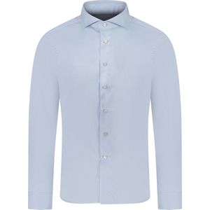 Xacus Overhemd Blauw Heren Maat 38 - WF520ML/11805 ST 002 - All Season - 100% Katoen