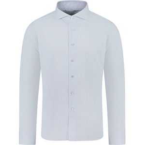 Xacus Overhemd Blauw Heren Maat 38 - WF520ML/11807 ST 001 - All Season - 100% Katoen