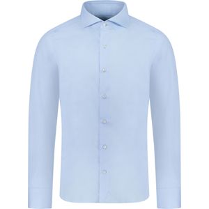 Finamore Napoli Overhemd Blauw Heren Maat 39 - 140001c014701bt901 Blauw - All Season - 100% Katoen